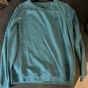 Mountain Equipment Co-Op special addition 50 year crew neck size Large teal